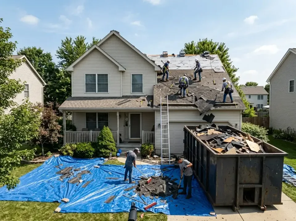 roof-replacement-debris-remova-004 — frequently asked questions, Cheapest Dumpster Rentals in Farmers Loop, AK